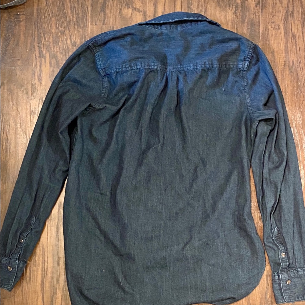 Blue button-up - Picture 3 of 3